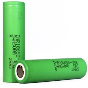 Samsung INR18650-25R (Green) 2500mAh High-Drain Battery $12.99