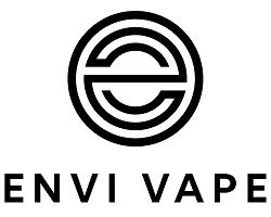 Stylized logo for ENVI VAPE