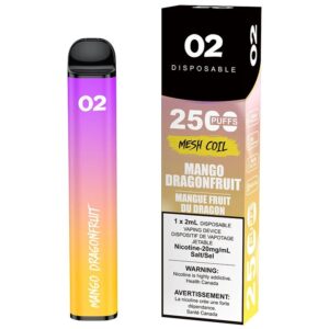 O2 2500 Disposable Vape